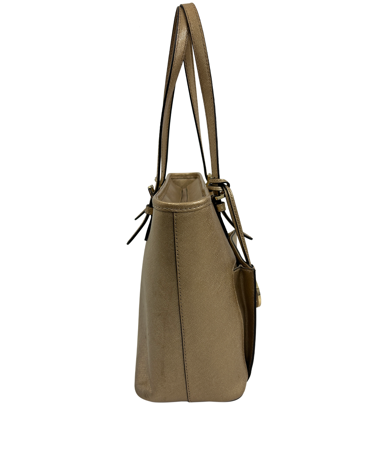 Tote, 40&euro;, Bolso, Oro, Animal - Piel, Vista lateral